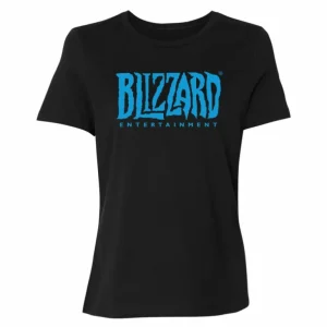 Women LGM Blizzard Entertainment Logo Women's Black T-Shirt