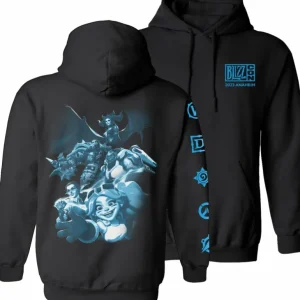 LGM BlizzCon 2023 Commemorative Art Black Pullover Hoodie