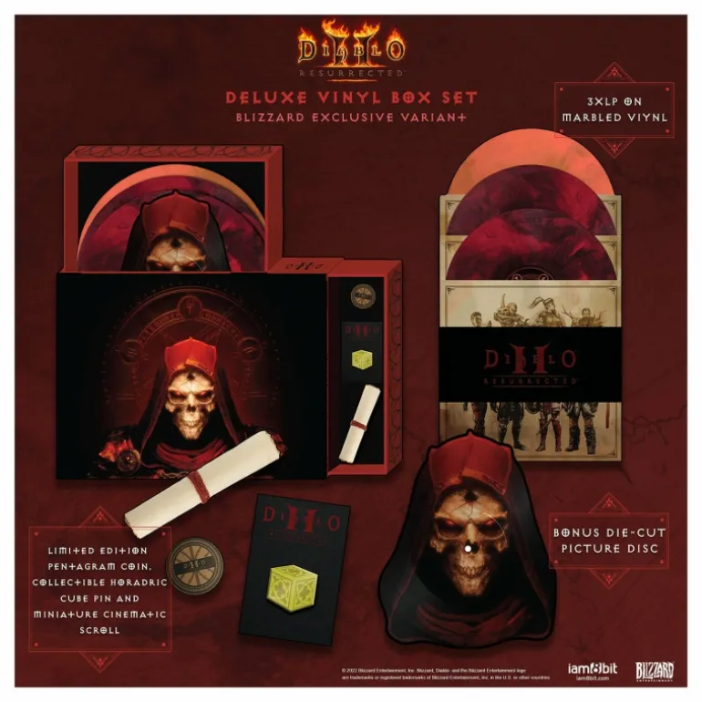 iam8bit Inc Diablo II: Resurrected 3xLP Vinyl Deluxe Limited Edition Box Set