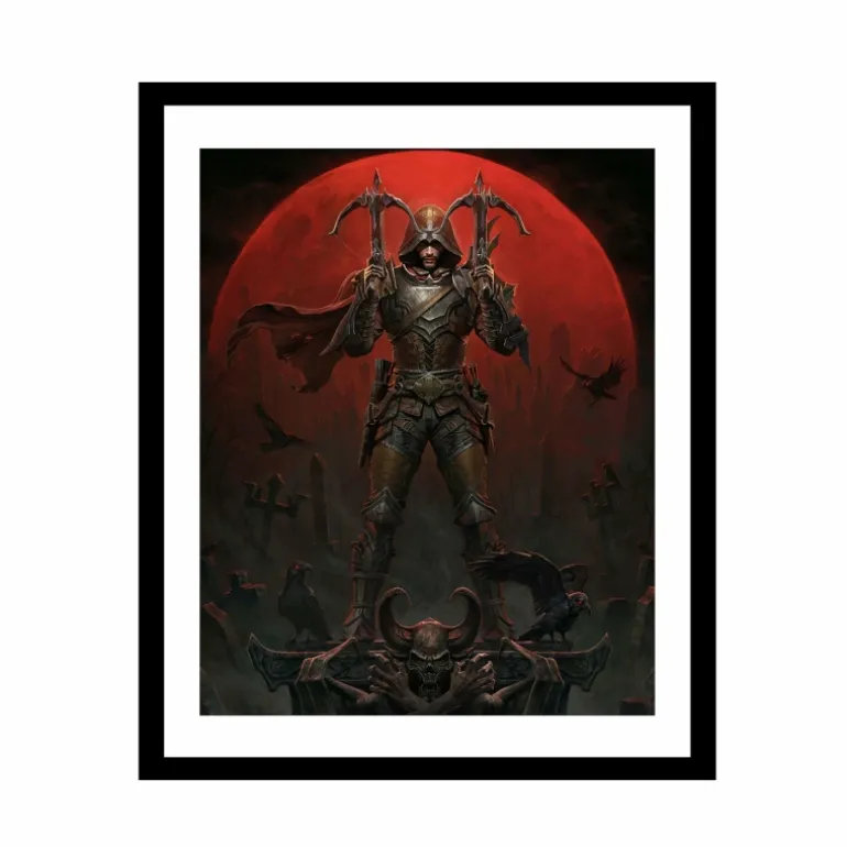 Jondo Diablo Immortal Demon Hunter 16x20" Framed Art Print