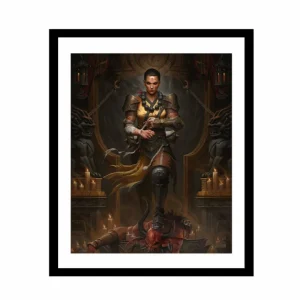 Jondo Diablo Immortal Monk 16x20" Framed Art Print