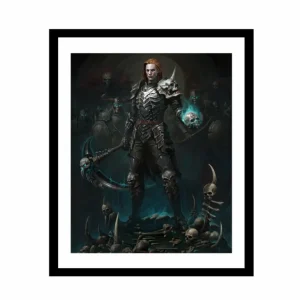 Jondo Diablo Immortal Necromancer 16x20" Framed Art Print
