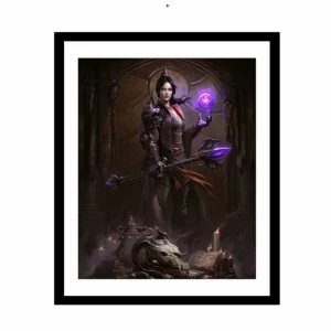 Jondo Diablo Immortal Sorceress 16x20" Framed Art Print