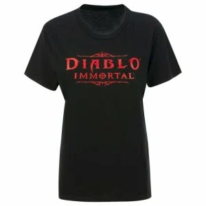 Women Sportiqe Diablo Immortal Women's Black T-Shirt