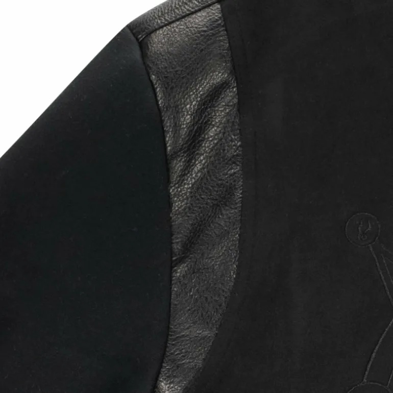 Wild Collective Diablo IV Black Button-Up Bomber Jacket