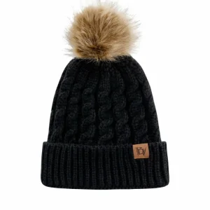 Apollo USA Diablo IV Black Faux Fur Pom Beanie