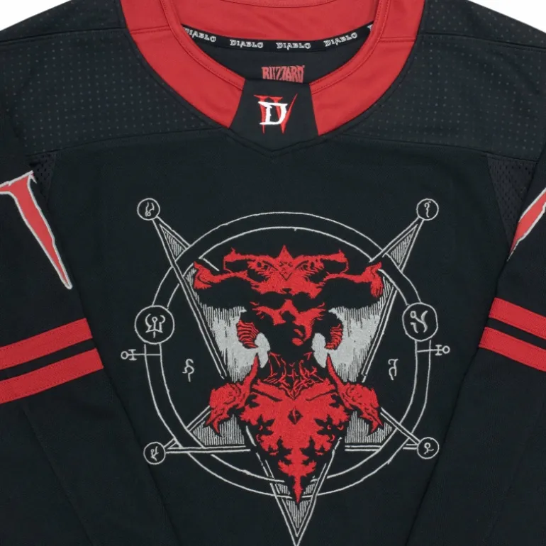 Thunderwear Diablo IV Black Hockey Jersey
