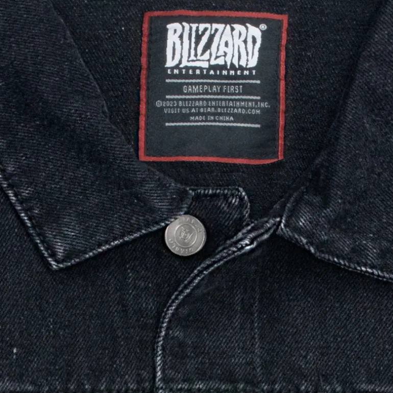 Thunderwear Diablo IV Denim Black Button-Up Jacket