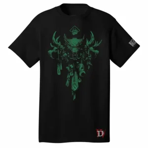 LGM Diablo IV Druid Sigil Black T-Shirt