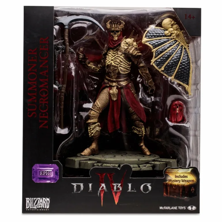 McFarlane Diablo IV Epic Summoner Necromancer 7" 1:12 Scale Posed Figure