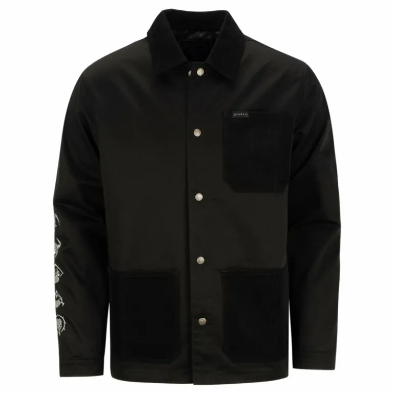 Thunderwear Diablo IV Inarius Black Button-Up Jacket
