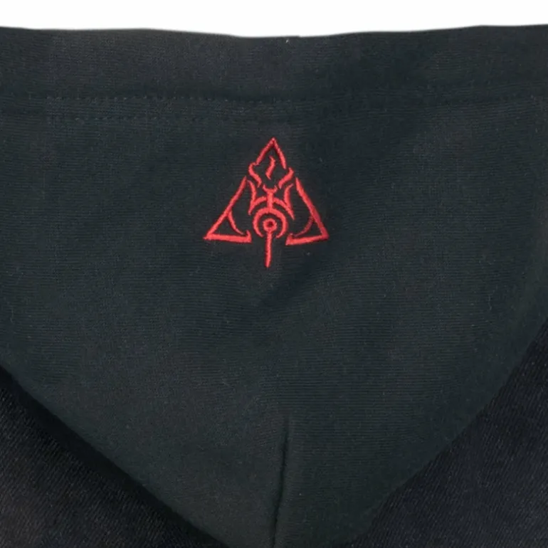 Thunderwear Diablo IV Lilith Denim Black Button-Up Hoodie Jacket