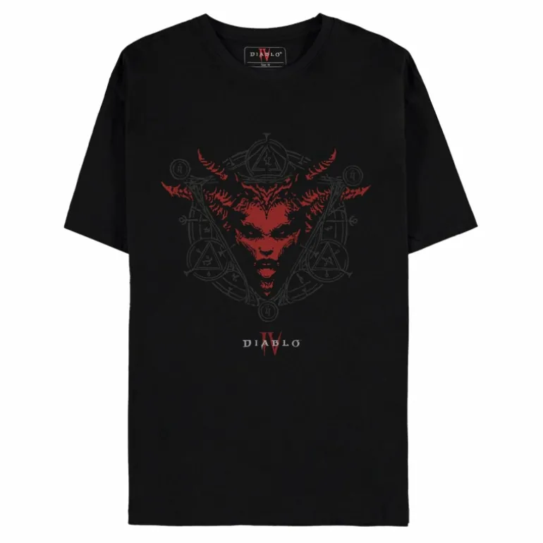 Difuzed Diablo IV Lilith's Sigil Black T-Shirt