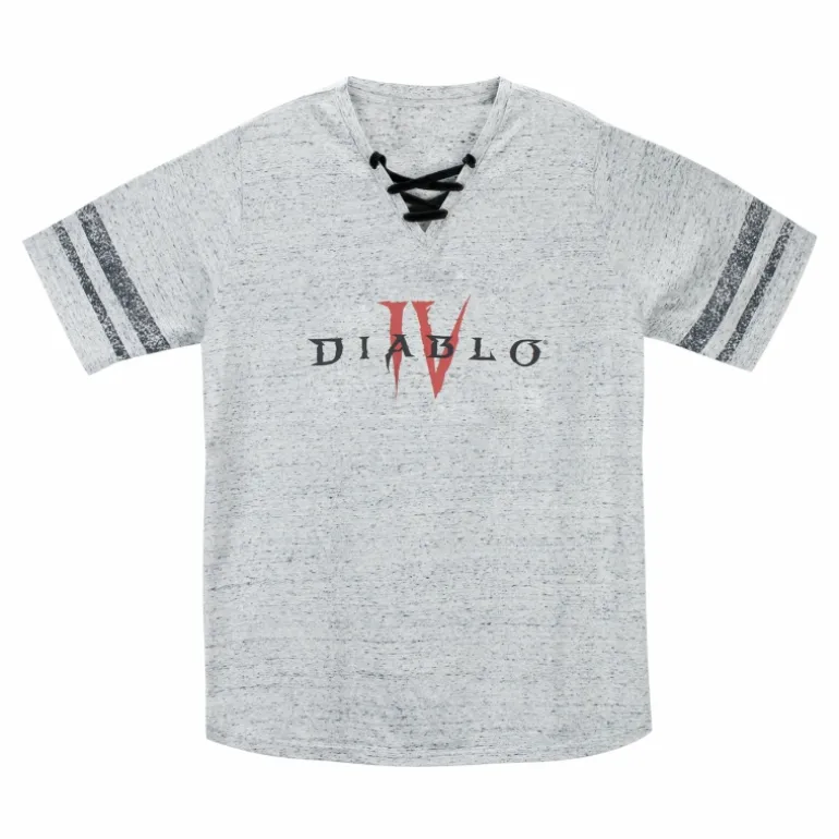 Women Fortune Fashion Diablo IV Logo Women's Grey T-Shirt