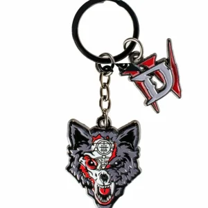 Blizzard Gear Store Diablo IV Mephisto Bloodied Wolf Keychain