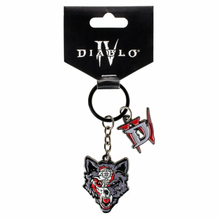 Blizzard Gear Store Diablo IV Mephisto Bloodied Wolf Keychain