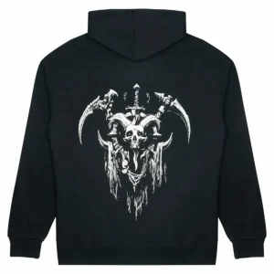 Difuzed Diablo IV Necromancer Sigil Black Zip-Up Hoodie
