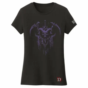 Women LGM Diablo IV Necromancer Sigil Women's Black T-Shirt
