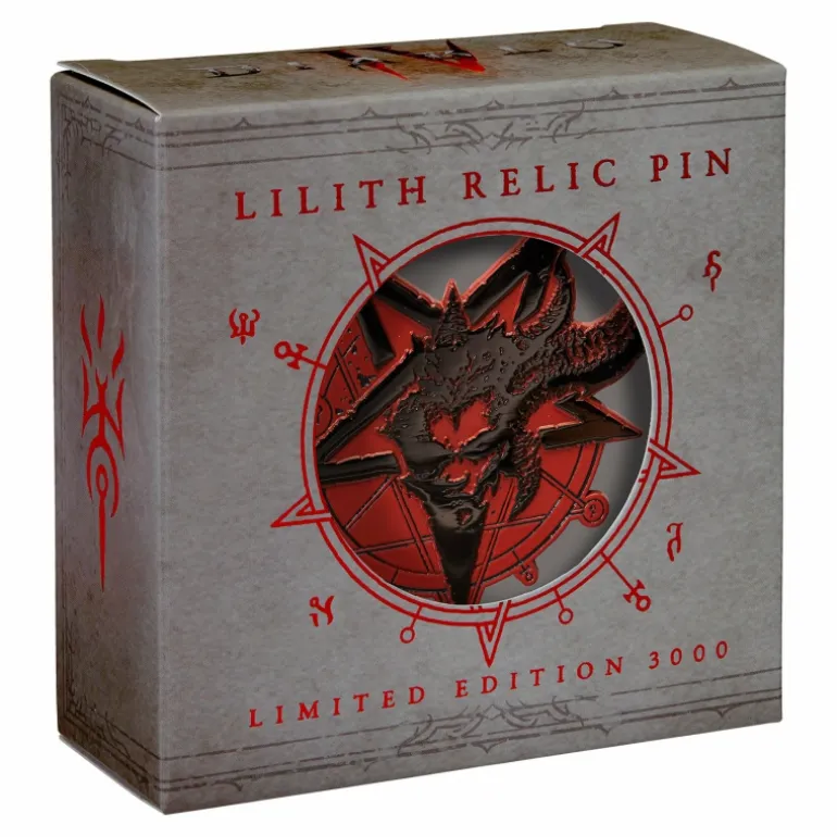 Blizzard Gear Store Diablo IV Pins and Patches Gift Set