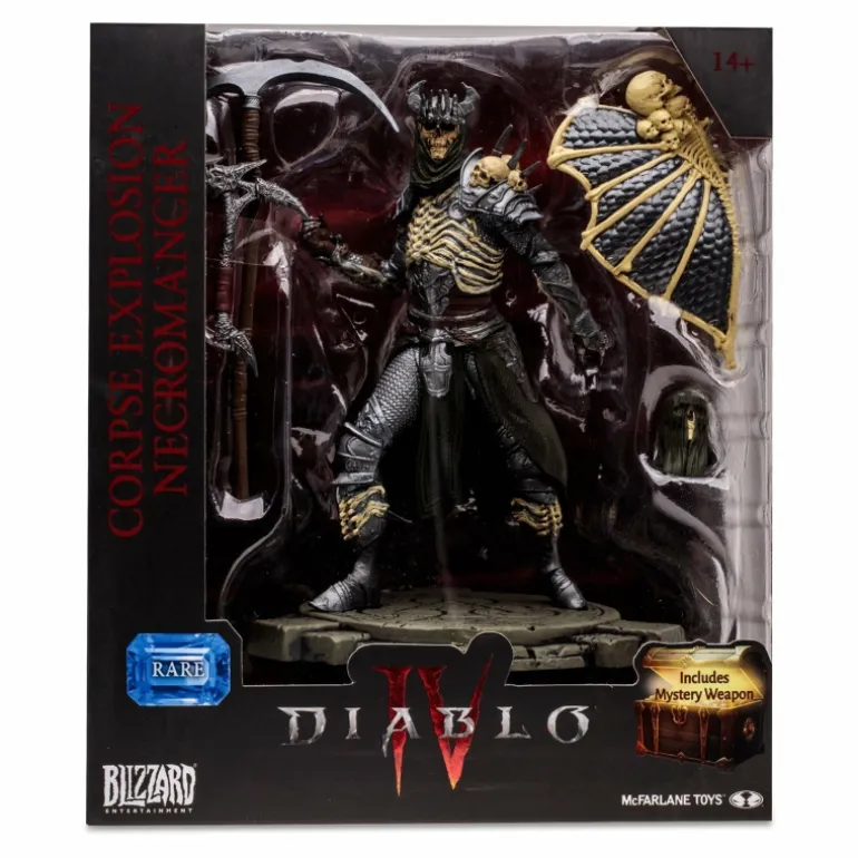McFarlane Diablo IV Rare Corpse Explosion Necromancer 7" 1:12 Scale Posed Figure