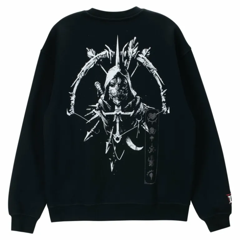 Wild Collective Diablo IV Rogue Black Crewneck Sweatshirt