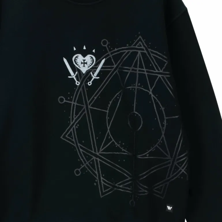 Wild Collective Diablo IV Rogue Black Crewneck Sweatshirt