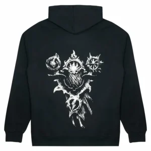 Difuzed Diablo IV Sorcerer Sigil Black Zip-Up Hoodie