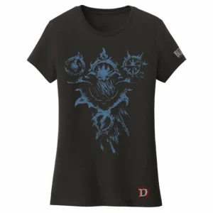 Women LGM Diablo IV Sorcerer Sigil Women's Black T-Shirt