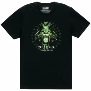 LGM Diablo IV: Vessel of Hatred Glow-in-the-Dark Black T-Shirt