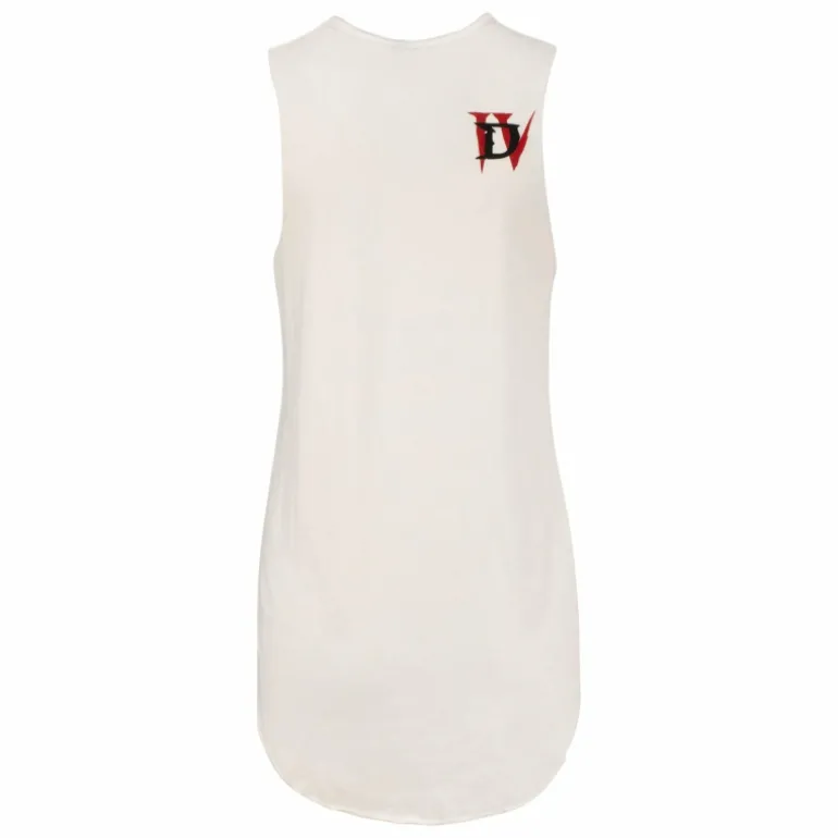 Women Sportiqe Diablo IV Women's White Tank Top