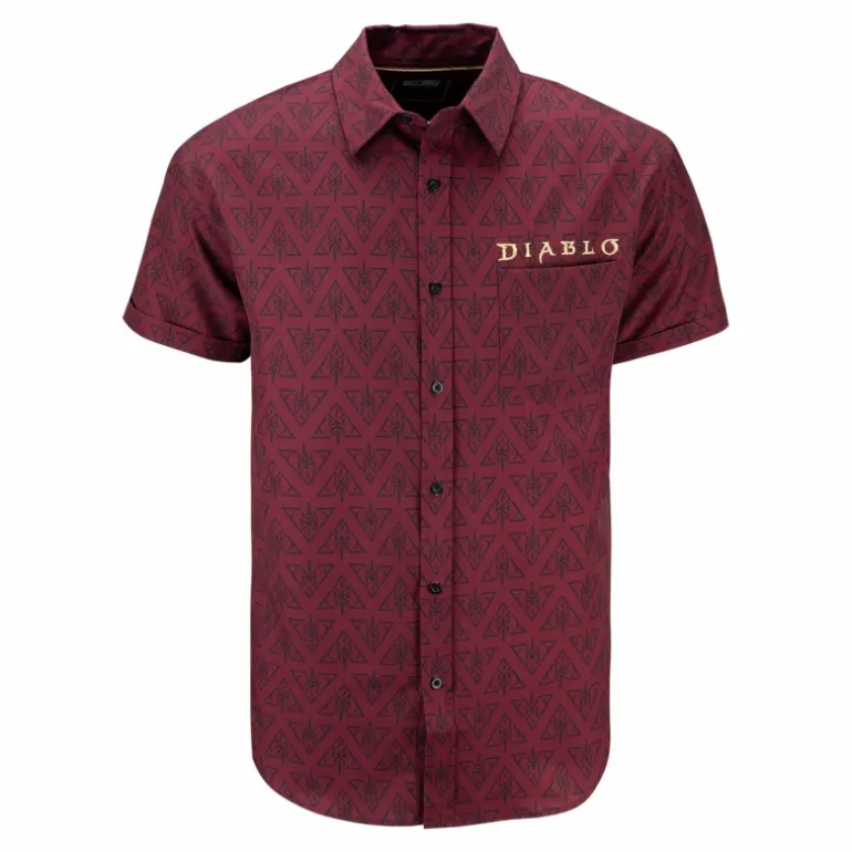 Thunderwear Diablo Red Button-Up Shirt
