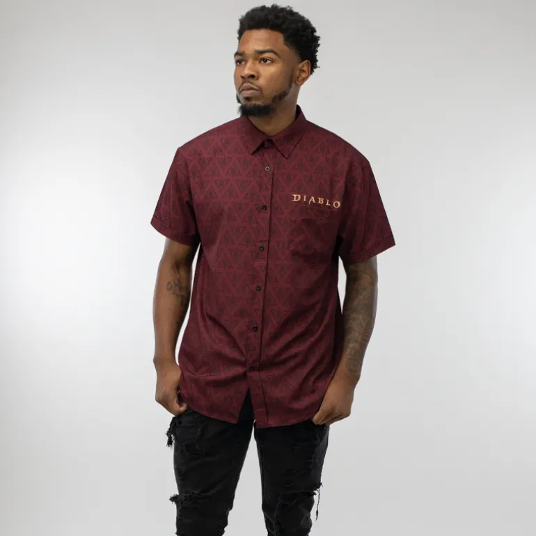 Thunderwear Diablo Red Button-Up Shirt