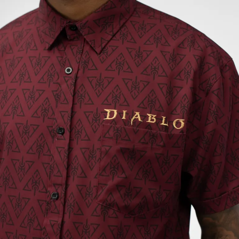 Thunderwear Diablo Red Button-Up Shirt