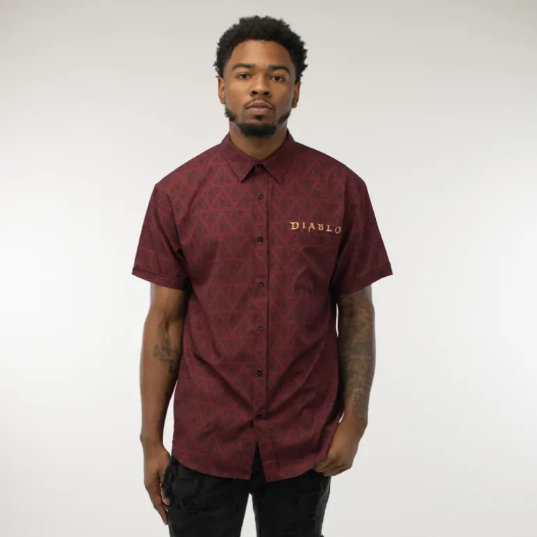 Thunderwear Diablo Red Button-Up Shirt