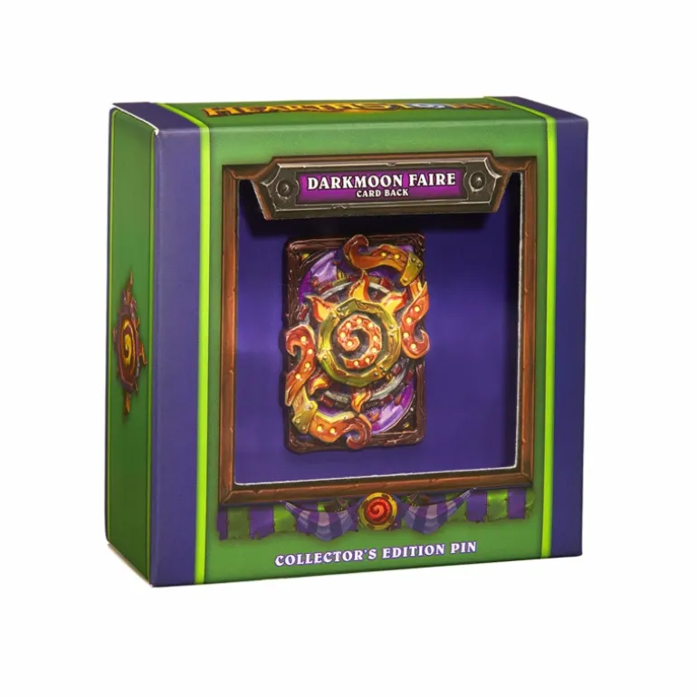 Blizzard Hearthstone Darkmoon Faire Card Back Collector's Edition Pin