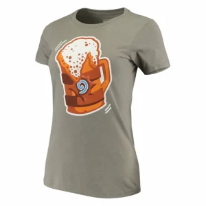 Women Fanatics Hearthstone InnKeeper Women's Brown T-Shirt