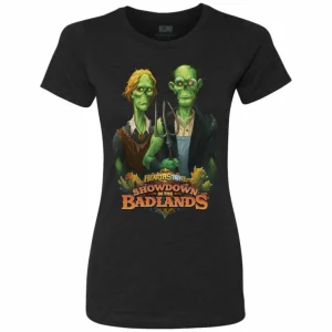 Women LGM Hearthstone Showdown in the Badlands Women's Black T-Shirt