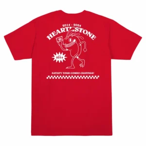 LGM Hearthstone 10th Anniversary Vintage Murloc Pizza Red T-Shirt
