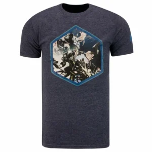 Fanatics Heroes of the Storm Hexagon Heathered Navy T-Shirt