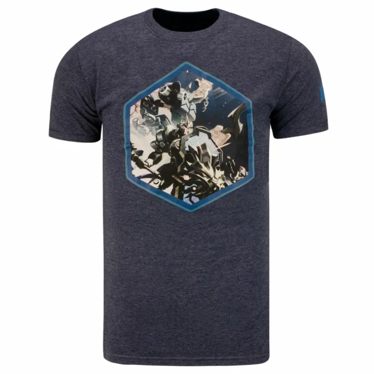 Fanatics Heroes of the Storm Hexagon Heathered Navy T-Shirt