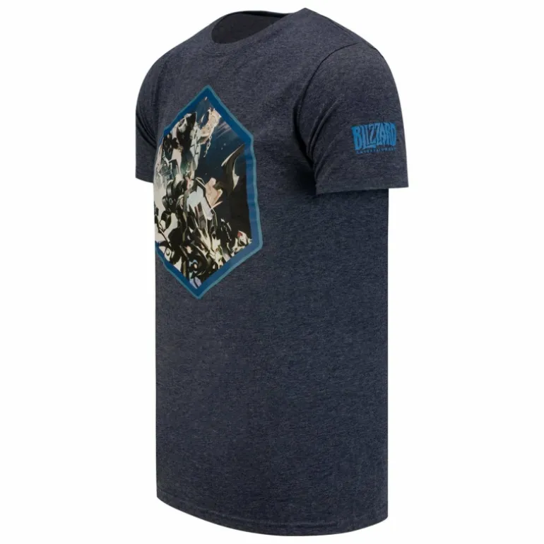 Fanatics Heroes of the Storm Hexagon Heathered Navy T-Shirt