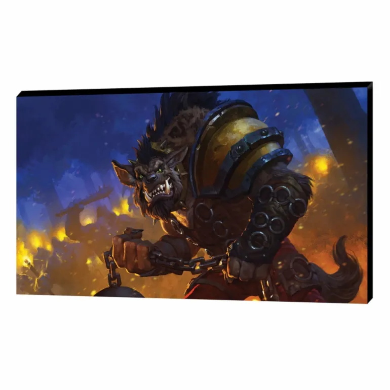 Jondo Heroes of the Storm Hogger 14x25" Canvas