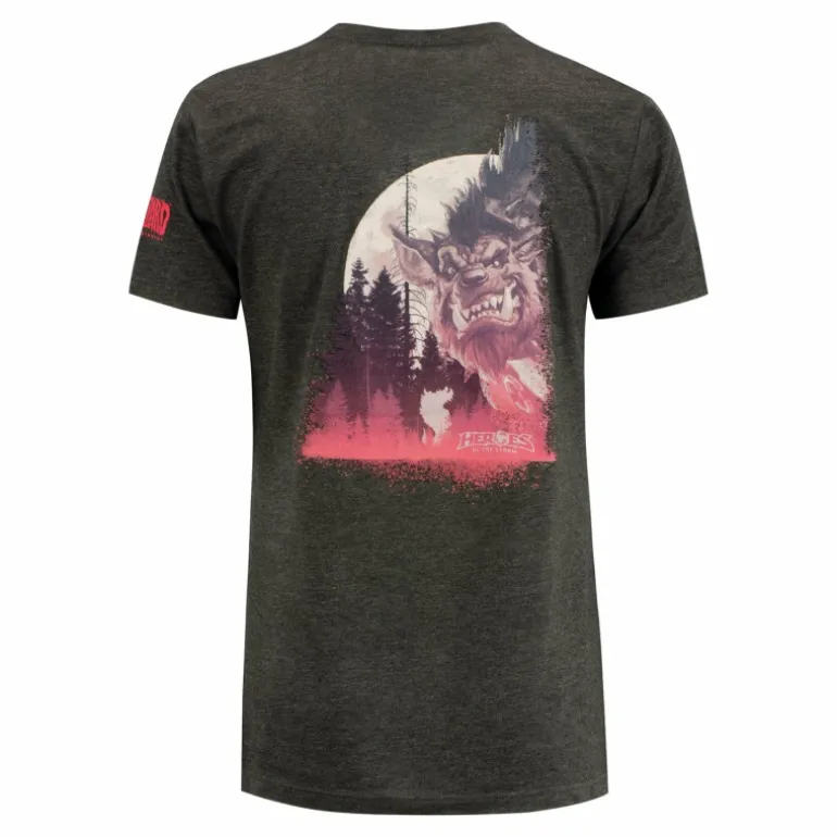 Women Fanatics Heroes of the Storm Hogger Women's Charcoal V-Neck T-Shirt