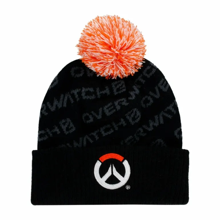 Bambams Overwatch 2 Black Pom Beanie