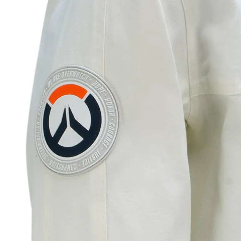 Thunderwear Overwatch 2 Canvas White Zip-Up Jacket