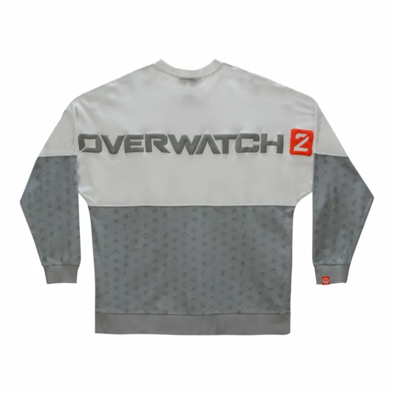 Thunderwear Overwatch 2 Grey Billboard Long Sleeve T-Shirt