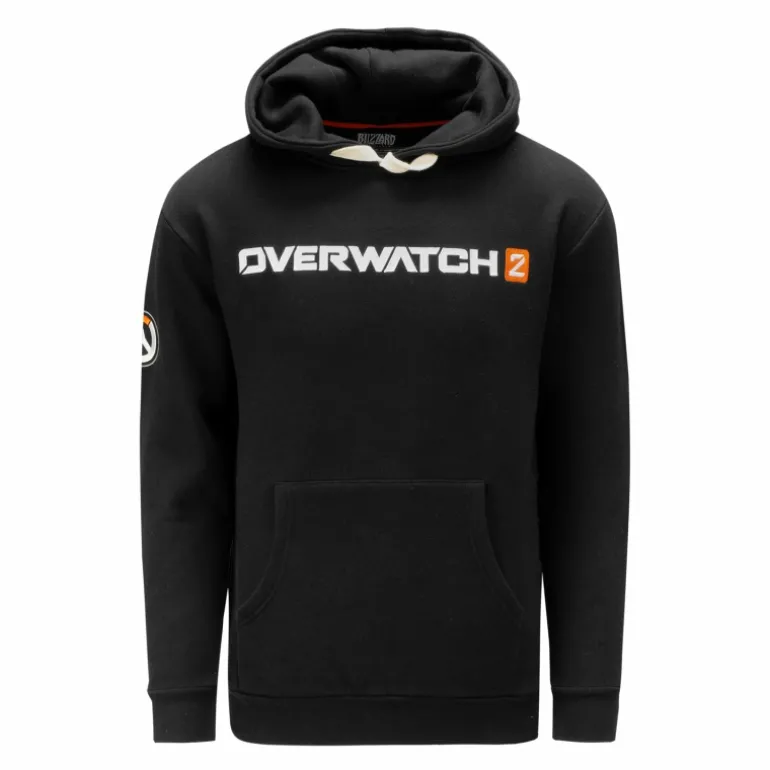 Thunderwear Overwatch 2 Heavy Weight Patch Black Pullover Hoodie