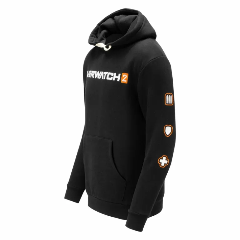 Thunderwear Overwatch 2 Heavy Weight Patch Black Pullover Hoodie