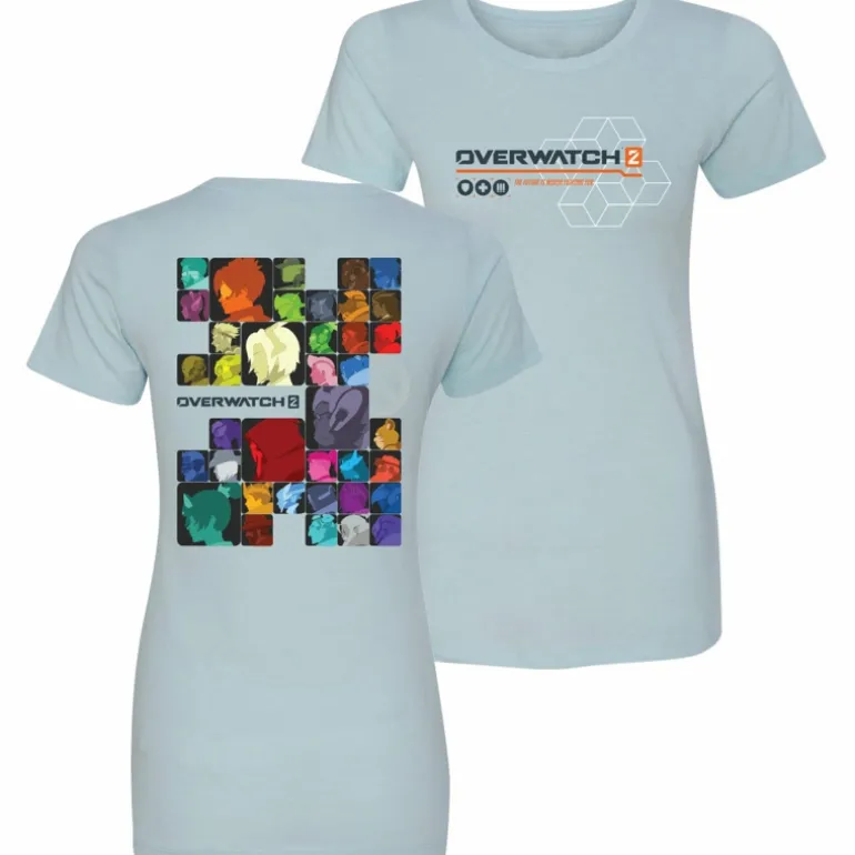 Women LGM Overwatch 2 Heroes Women's Blue T-Shirt