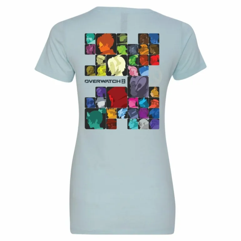 Women LGM Overwatch 2 Heroes Women's Blue T-Shirt